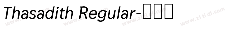 Thasadith Regular字体转换